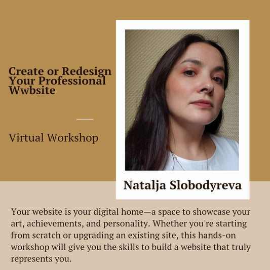 Create or Redesign Your Professional Website - Virtual Workshop